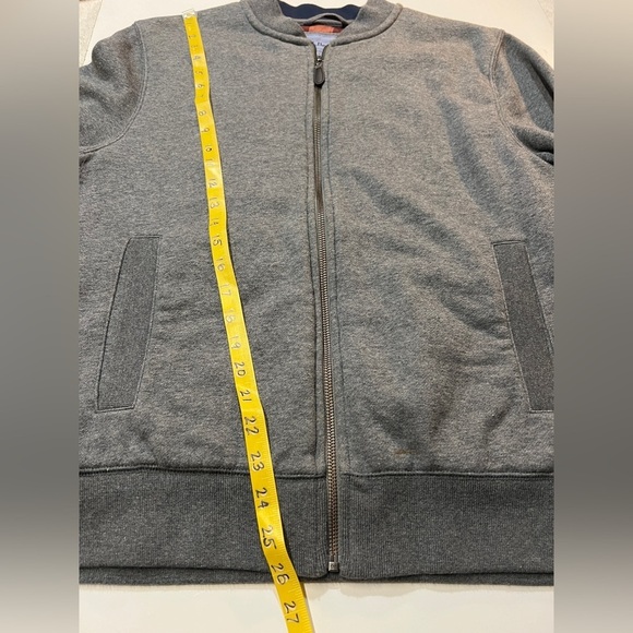 L.L. BEAN Gray flannel lined‎ bomber jacket size S. - Picture 15 of 15